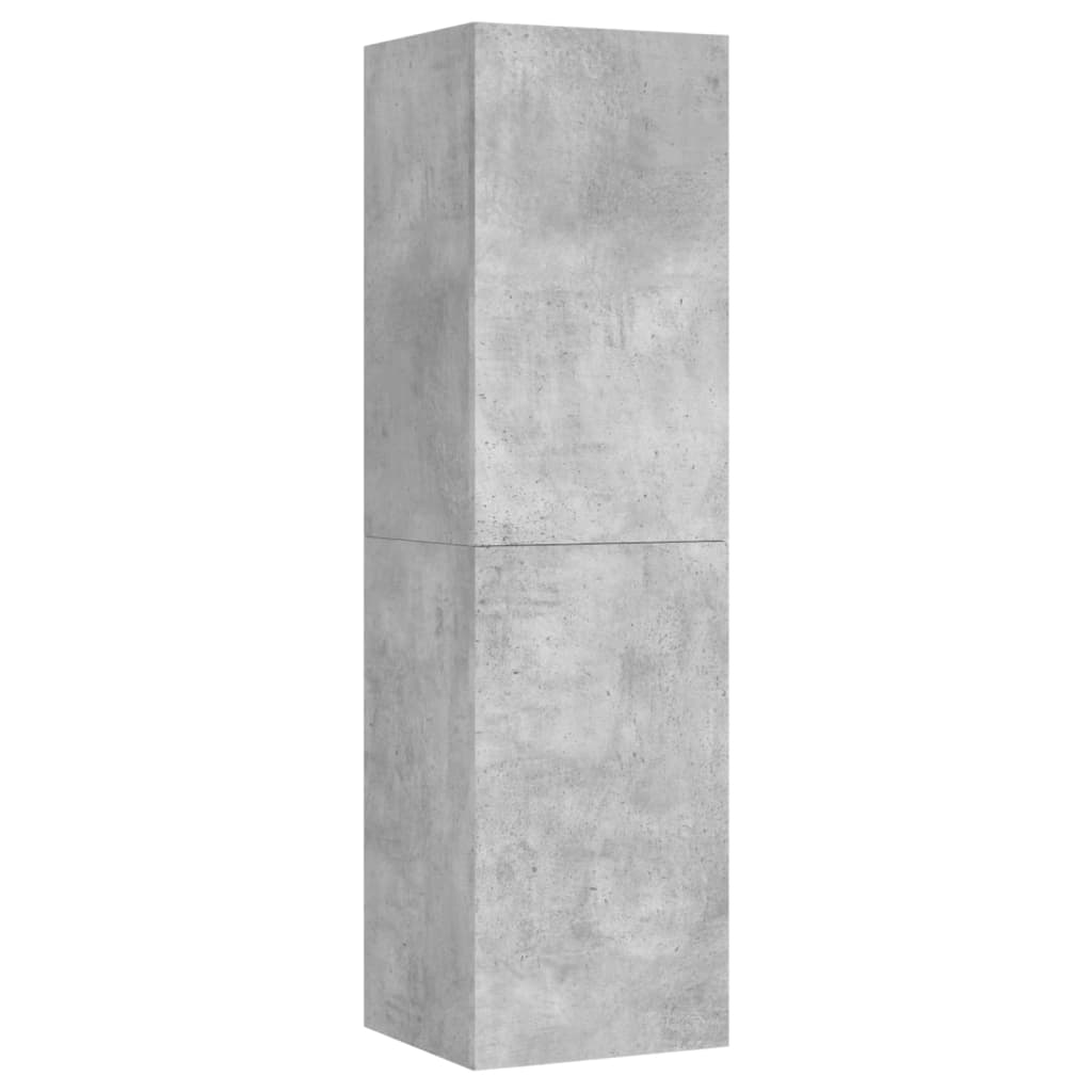 vidaXL Televizoriaus spintelės, 2vnt., betono, 30,5x30x100cm, MDP