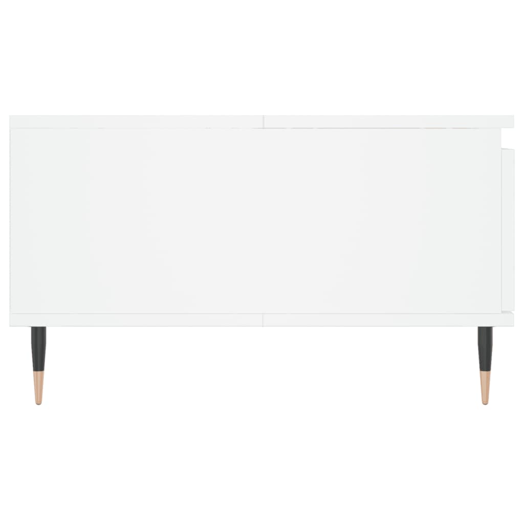 vidaXL Kavos staliukas, baltos spalvos, 90x60x35cm, apdirbta mediena