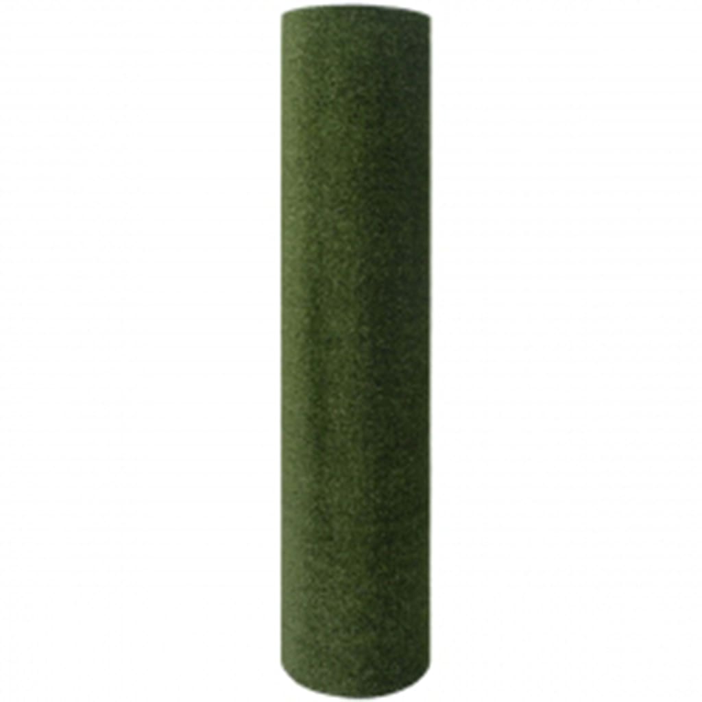 vidaXL Dirbtinė žolė, žalios spalvos, 1x15m, 7/9mm