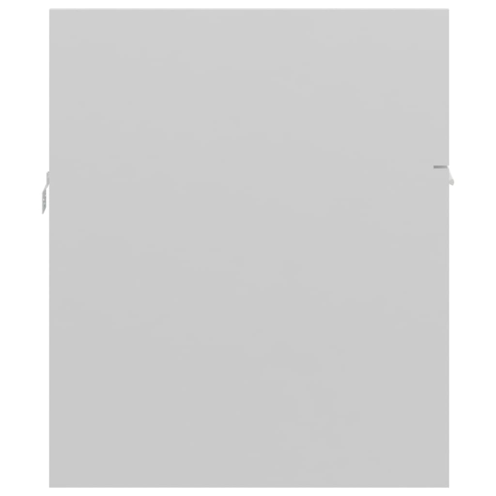 vidaXL Spintelė praustuvui, balta, 90x38,5x46cm, MDP, ypač blizgi