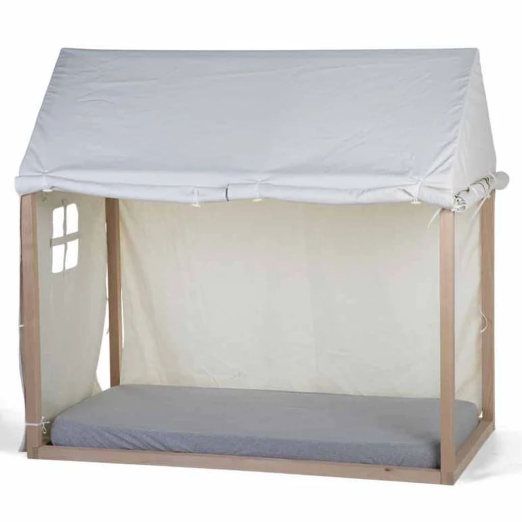 CHILDHOME Namelio lovai rėmo užvalkalas, baltos spalvos, 150x80x140cm