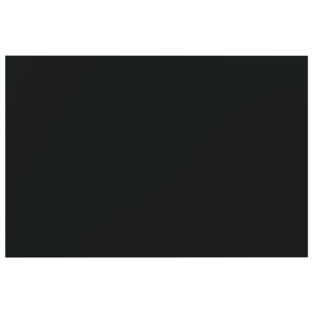 vidaXL Knygų lentynos plokštės, 8vnt., juodos, 60x40x1,5cm, MDP