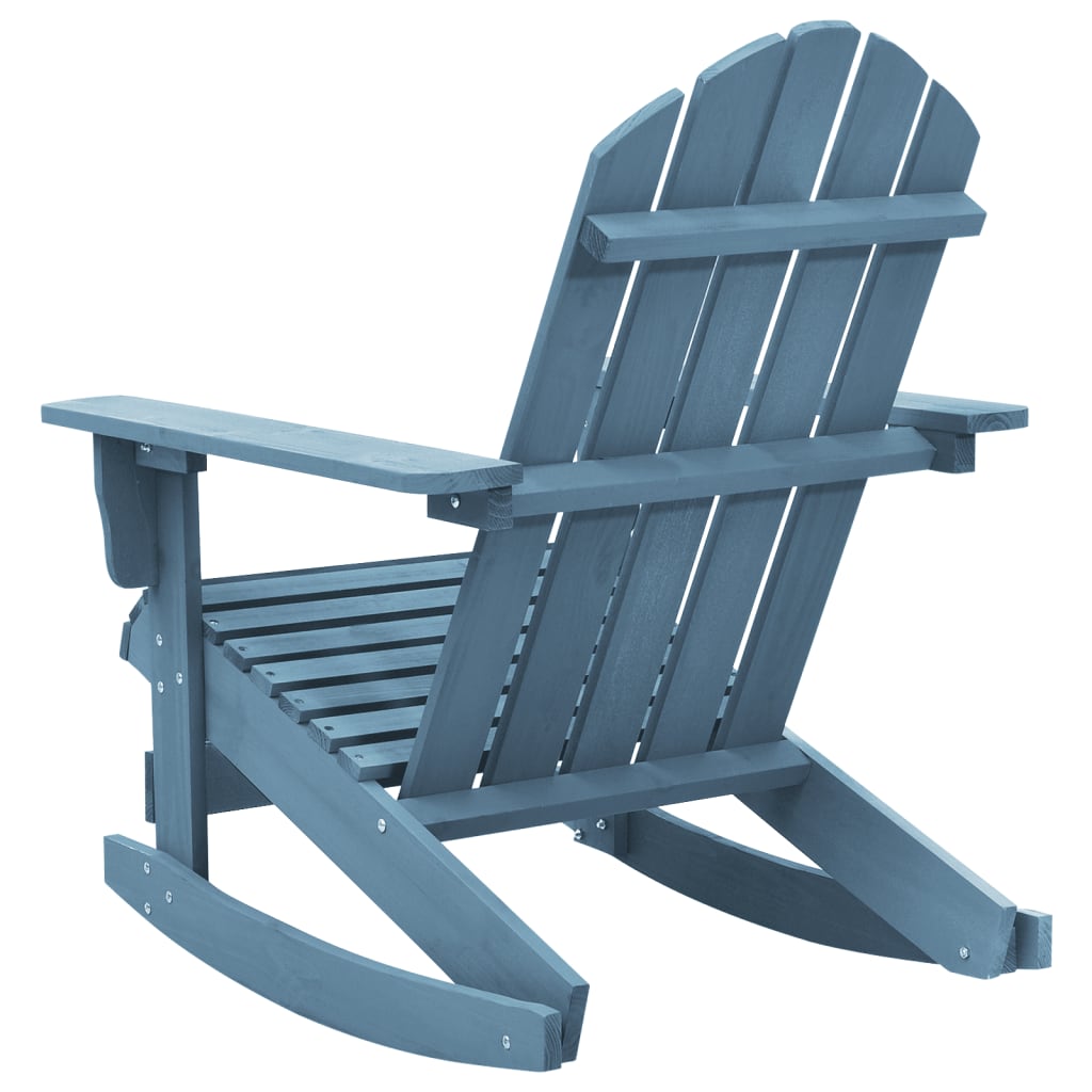 vidaXL Supama sodo Adirondack kėdė, mėlyna, eglės medienos masyvas