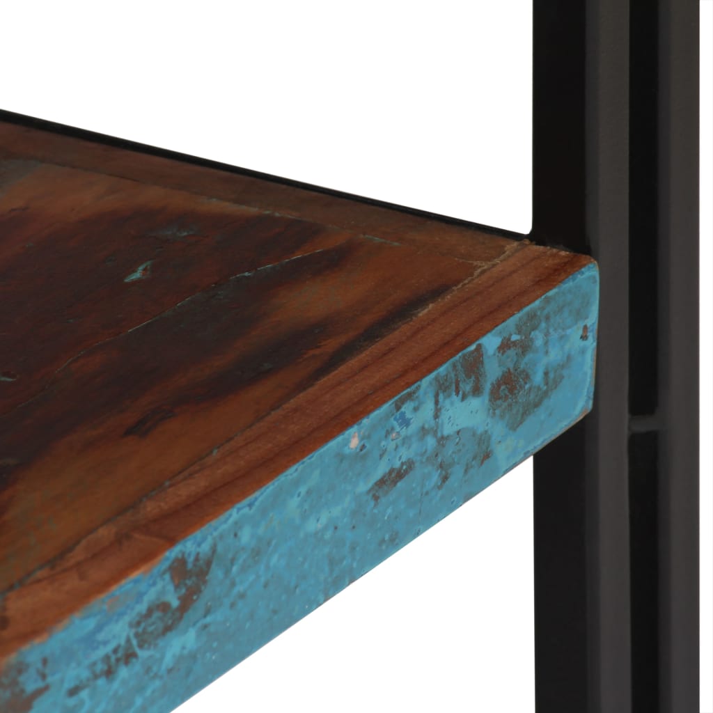 vidaXL Konsolinis staliukas, perdirbtos medienos masyvas, 120x30x76cm