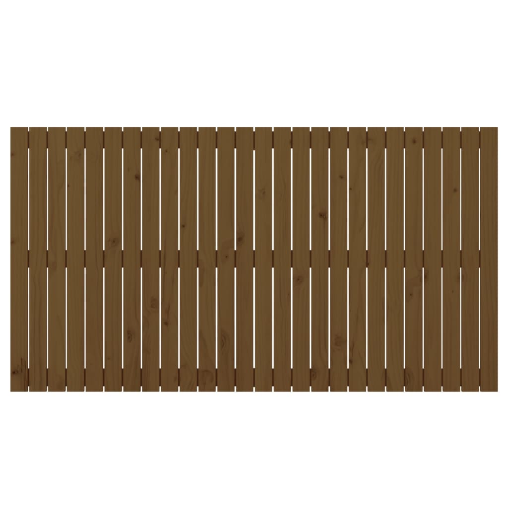 vidaXL Sieninis galvūgalis, medaus rudas, 166x3x90cm, pušies masyvas
