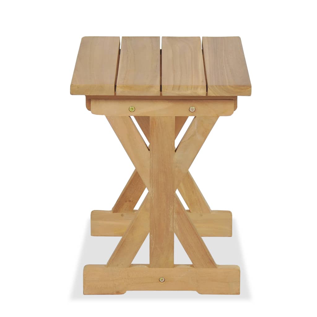 vidaXL Sodo pakoja, 42x35x45cm, tikmedžio medienos masyvas
