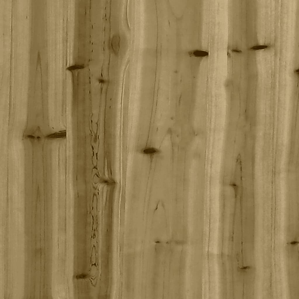 vidaXL Sodo sofos komplektas, 9 dalių, impregnuota pušies mediena