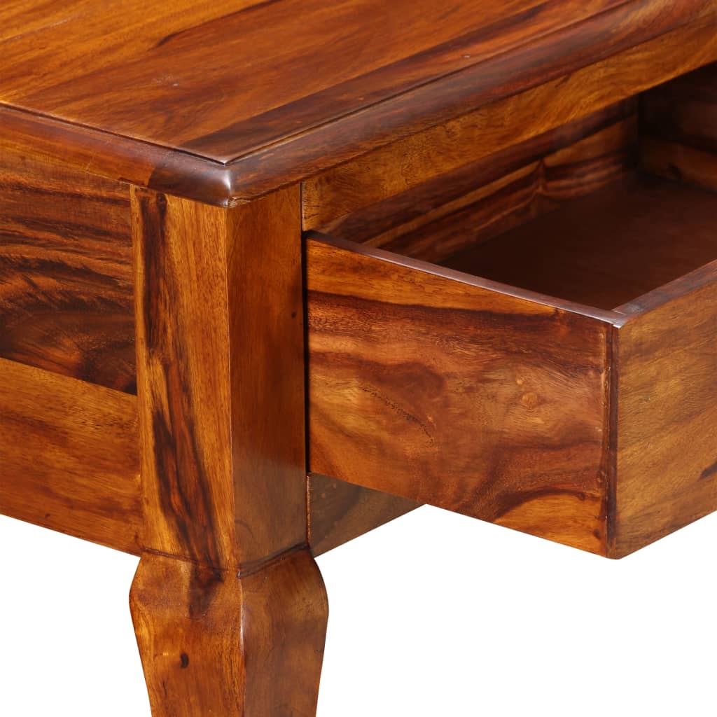 vidaXL Konsolinis staliukas, rausvos. dalbergijos mediena, 90x32x76cm