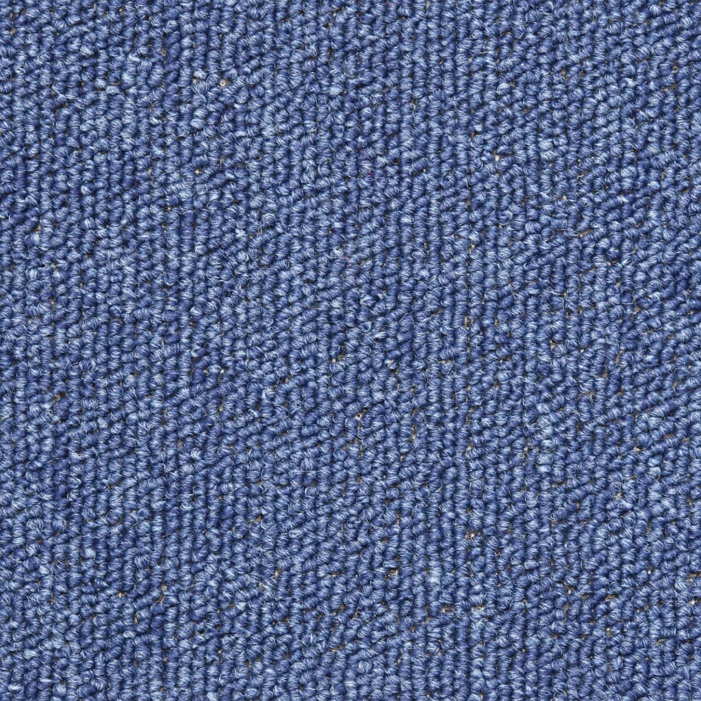 vidaXL Kilimėliai laiptams, 15vnt., mėlynos spalvos, 56x17x3cm