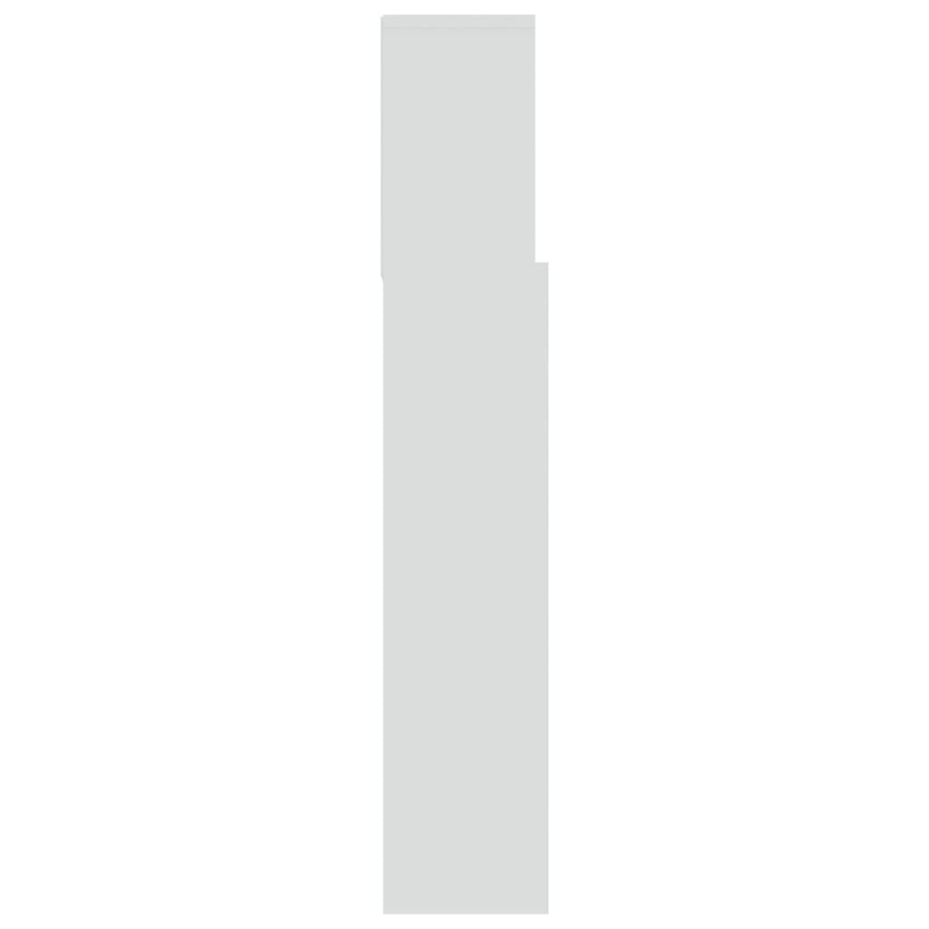 vidaXL Galvūgalis-spintelė, baltos spalvos, 120x19x103,5cm