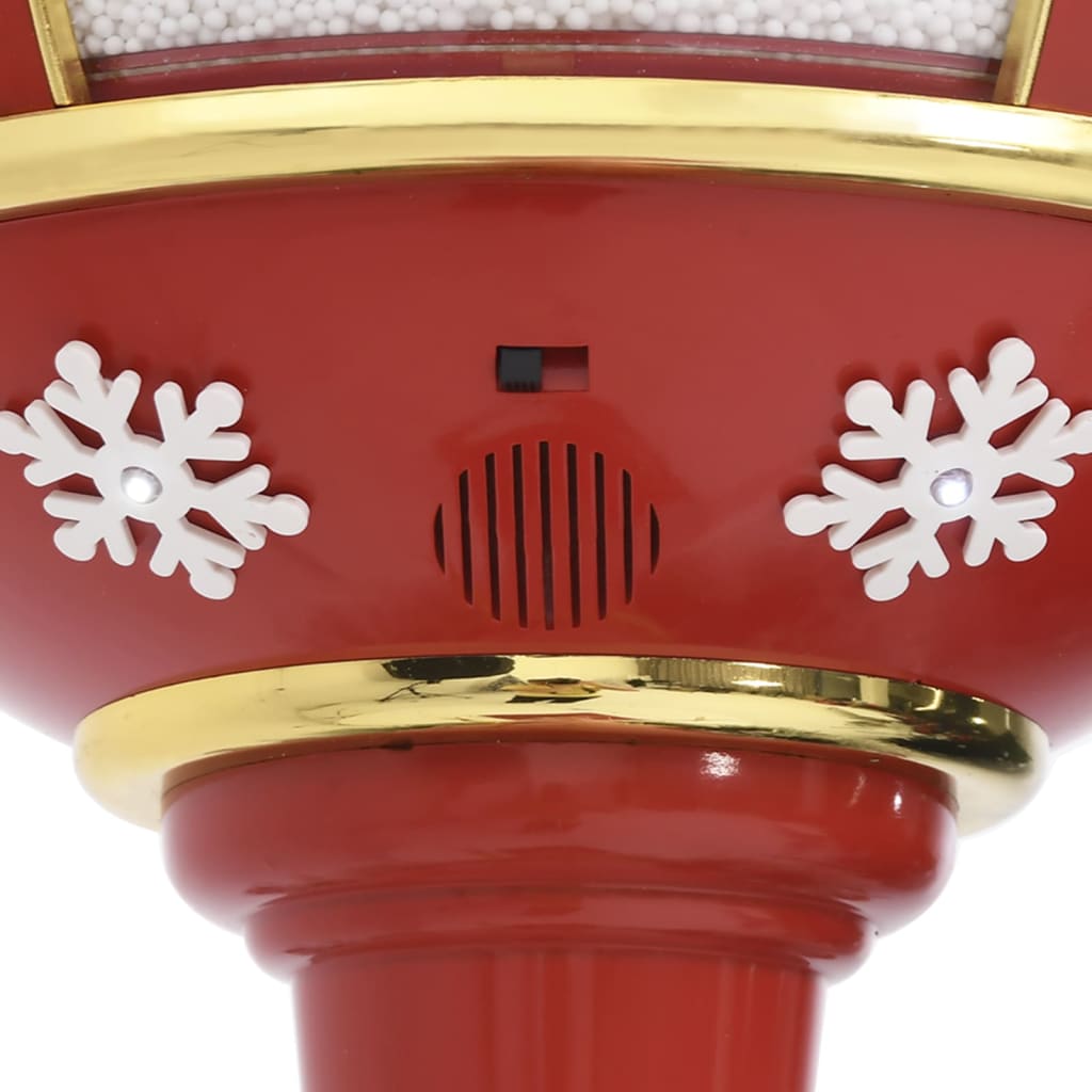 vidaXL Kalėdinis gatvės žibintas su Kalėdų Seneliu, 175cm, LED