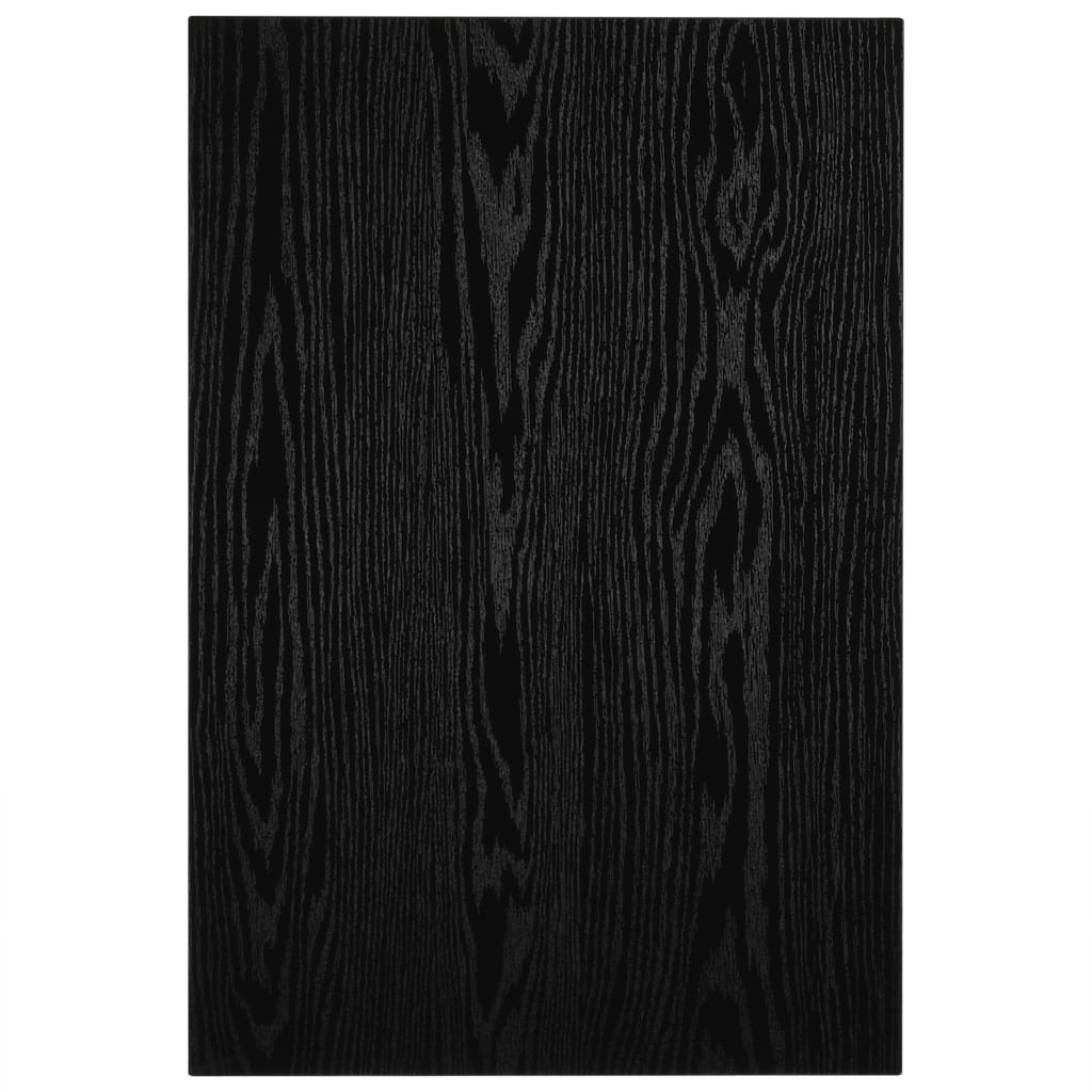 vidaXL Vonios kambario baldas, juodas, 60x40x16,3cm