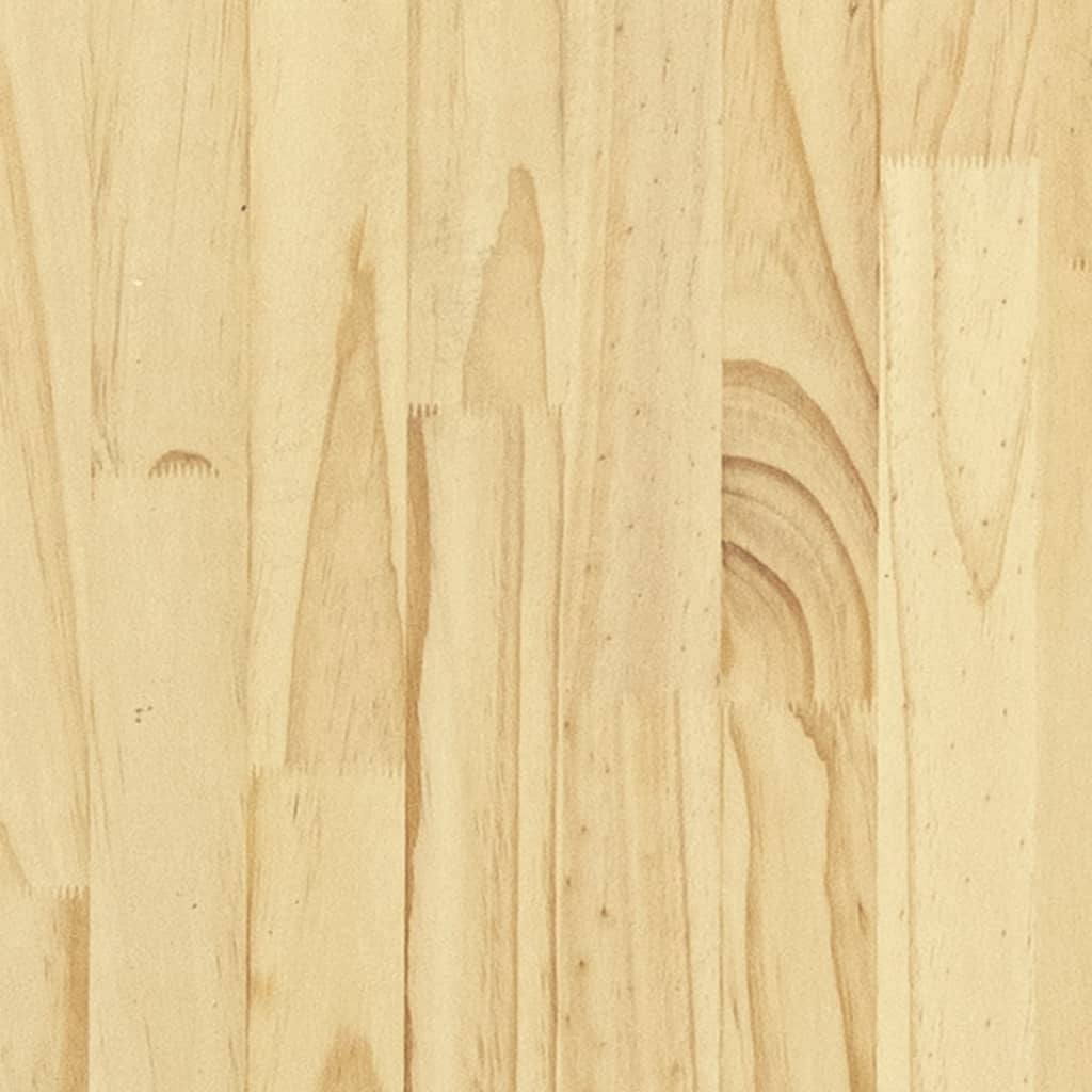 vidaXL Lovos rėmas, 200x200cm, pušies medienos masyvas