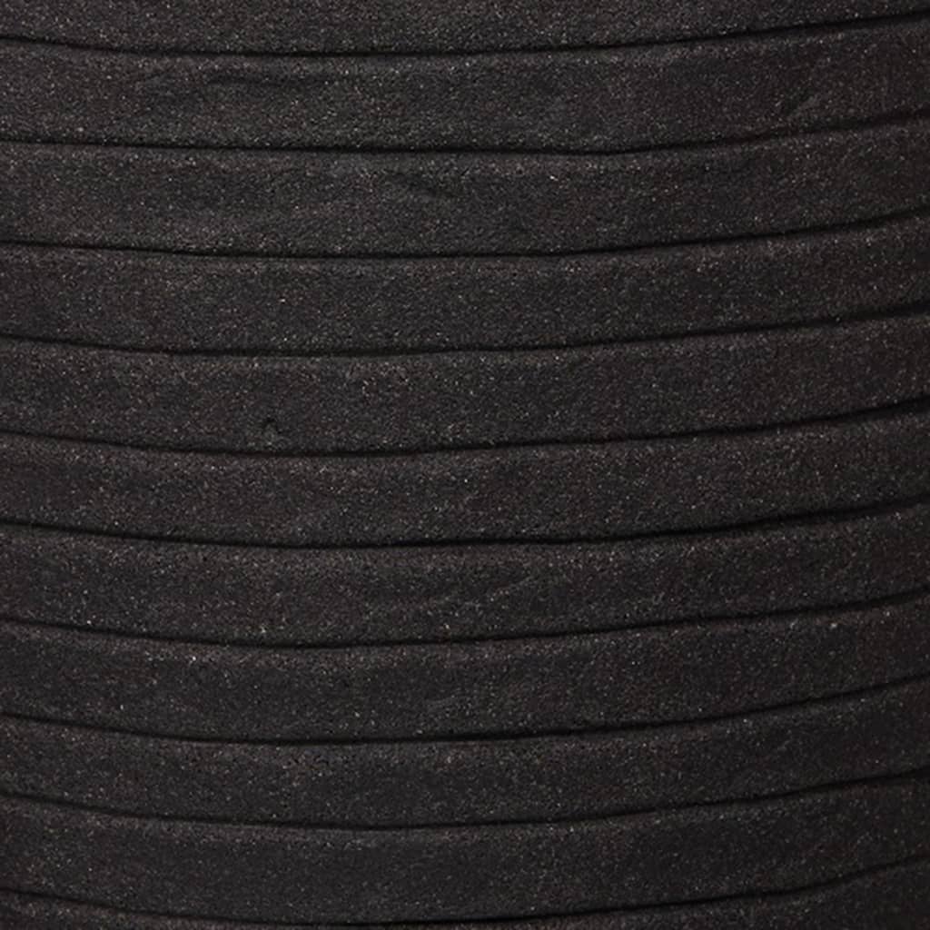 Capi Vazonas Nature Row, juodas, 42x38cm, siaurėjantis, KBLRO362