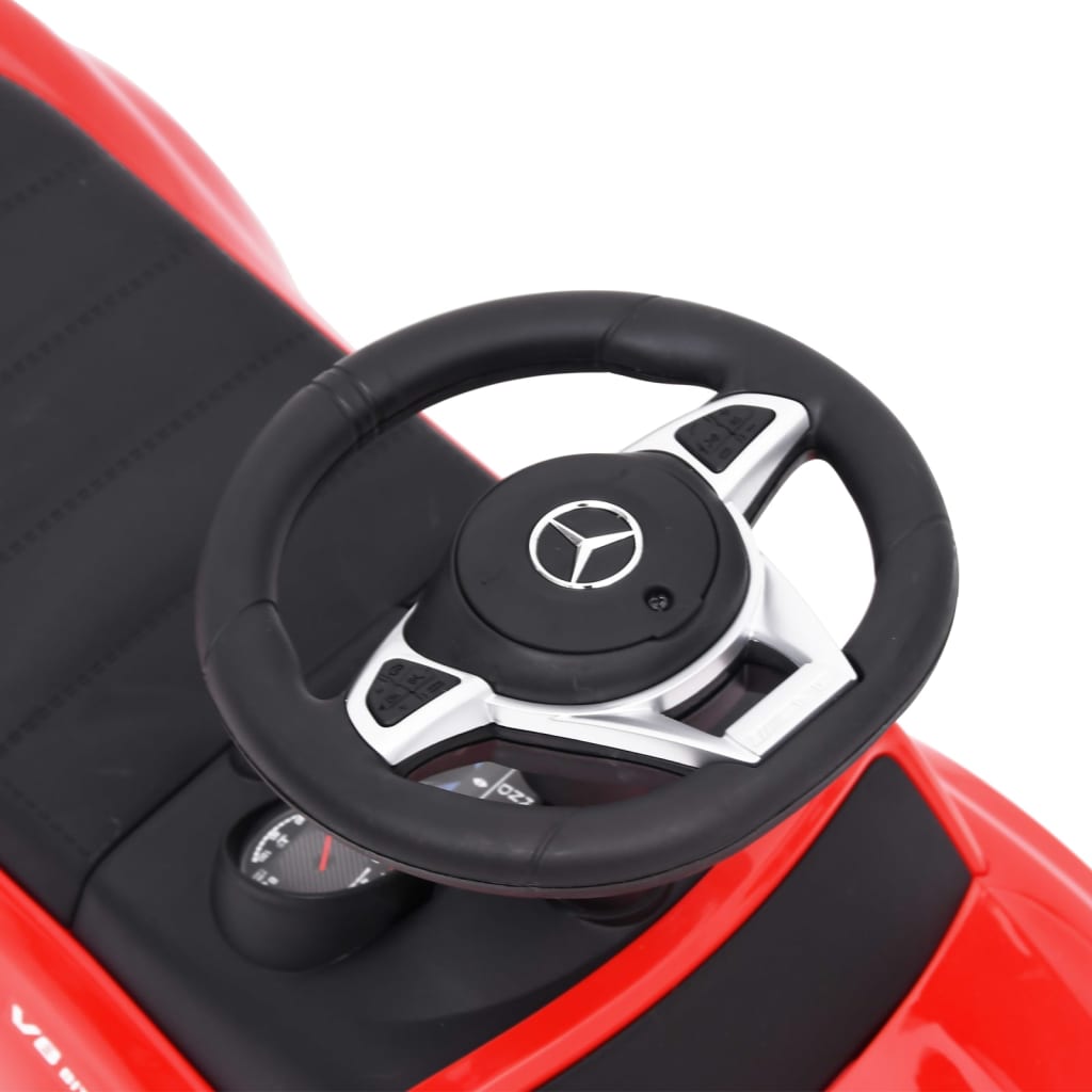 vidaXL Paspiriamas vaikiškas automobilis Mercedes-Benz C63, raudonas