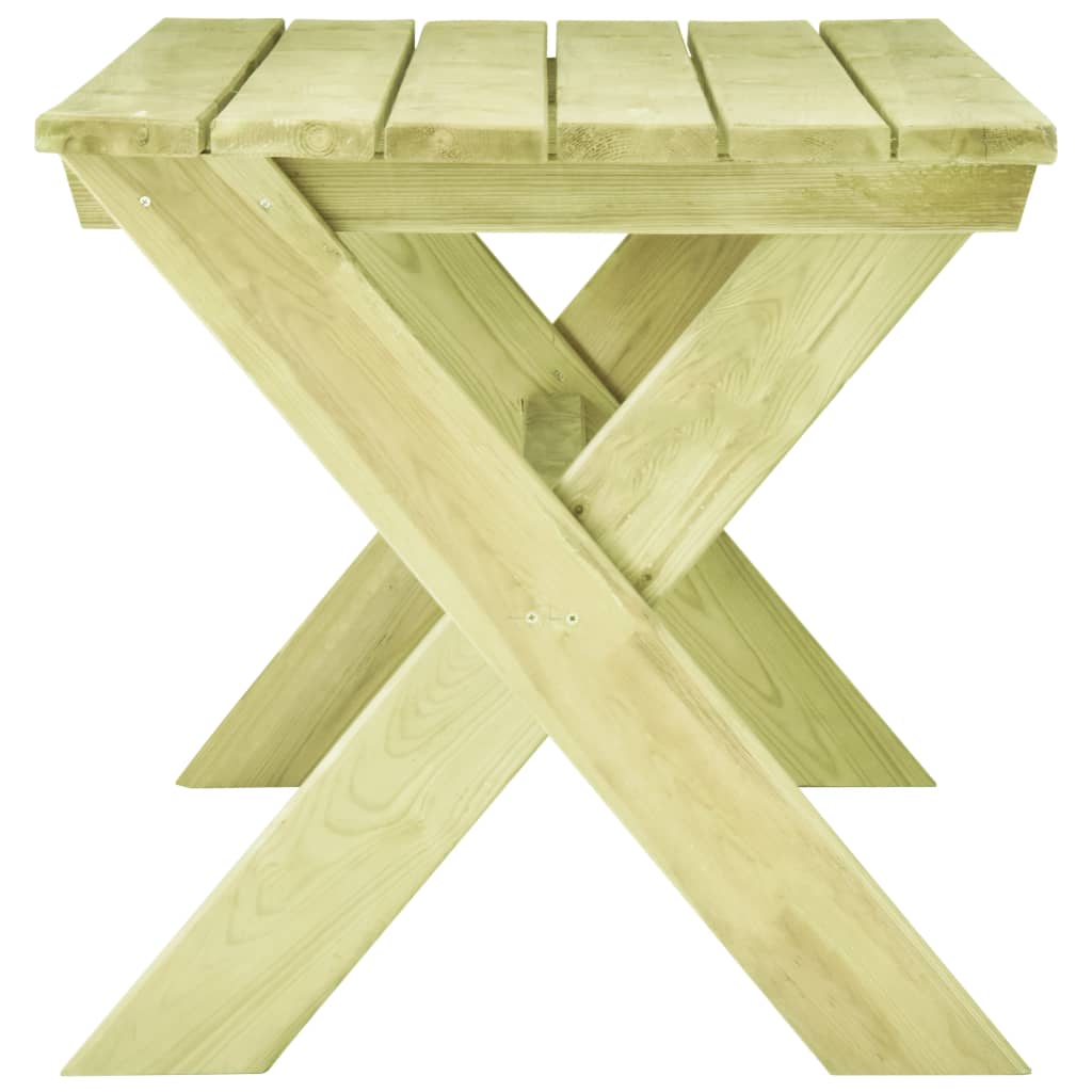 vidaXL Sodo stalas, 170x73x70cm, impregnuota pušies mediena