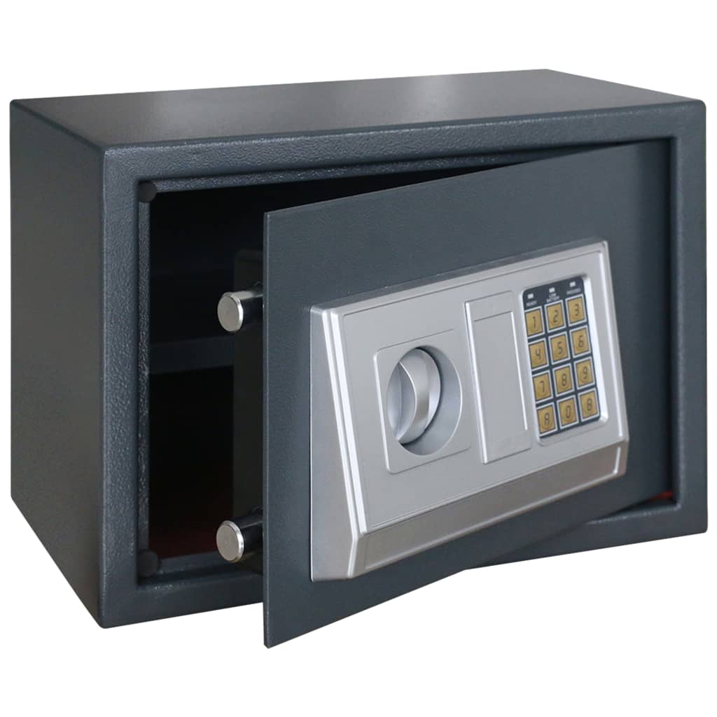 vidaXL Elektroninis skaitmeninis seifas su lentyna, 35x25x25cm