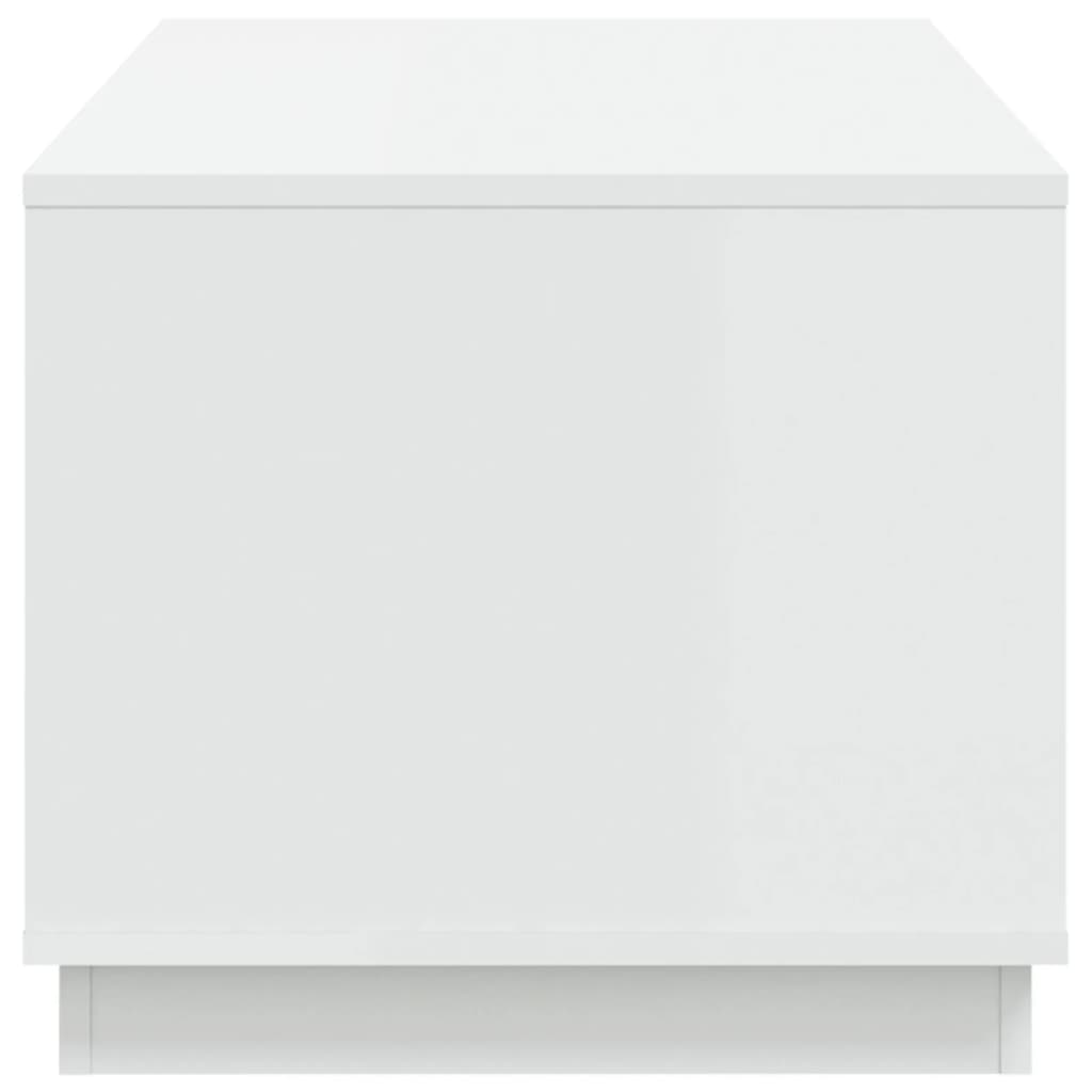 vidaXL Kavos staliukas, baltos spalvos, 102x50x44cm, apdirbta mediena