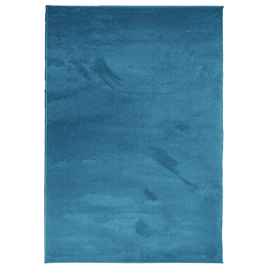 vidaXL Kilimas OVIEDO, turkio spalvos, 140x200cm, trumpi šereliai