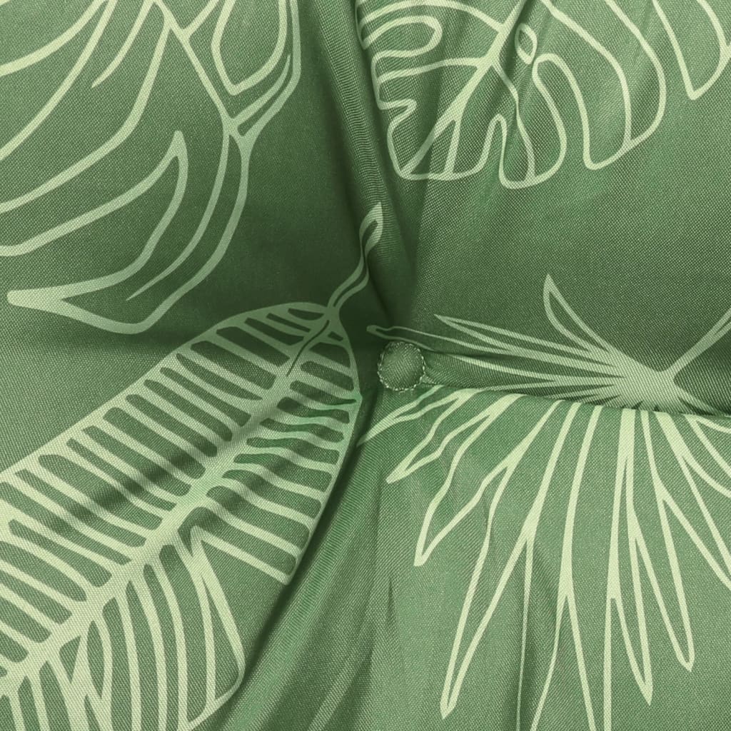 vidaXL Palečių pagalvėlės, 5vnt., audinys, su lapais