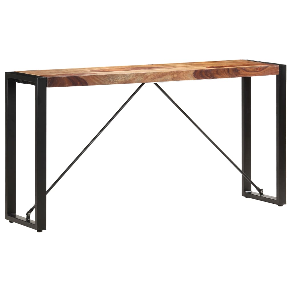 vidaXL Konsolinis staliukas, 150x35x76cm, dalbergijos masyvas
