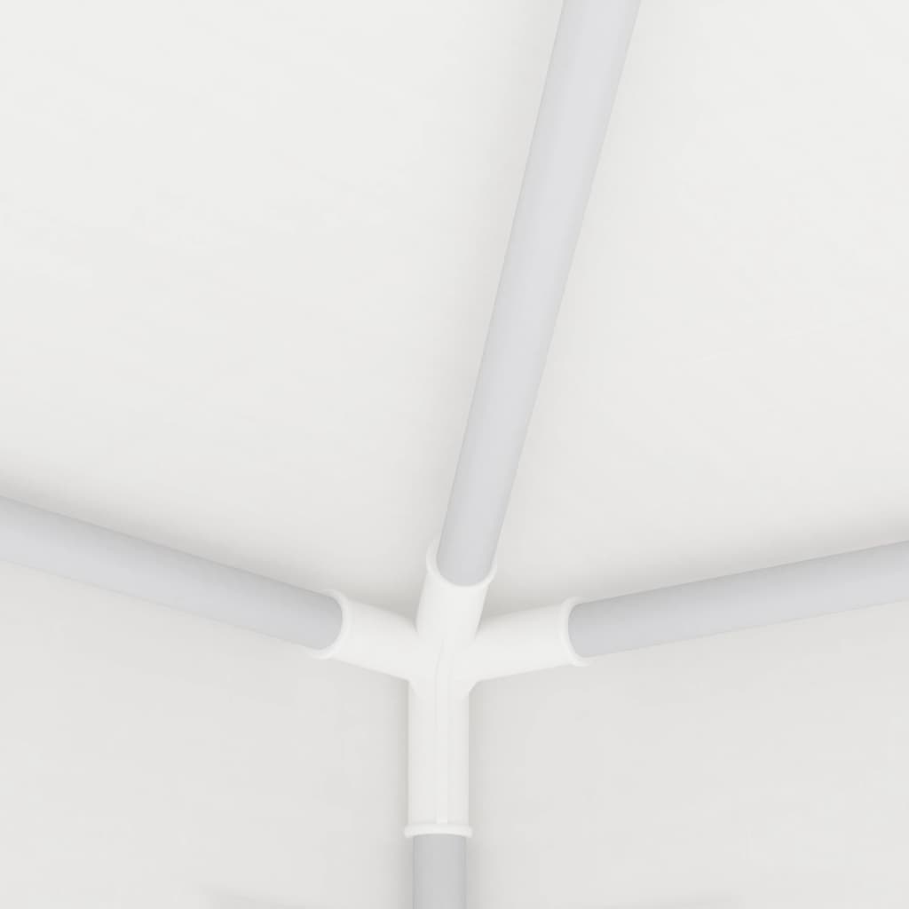 vidaXL Proginė palapinė su šoninėmis sienomis, balta, 4x6m, 90g/m²