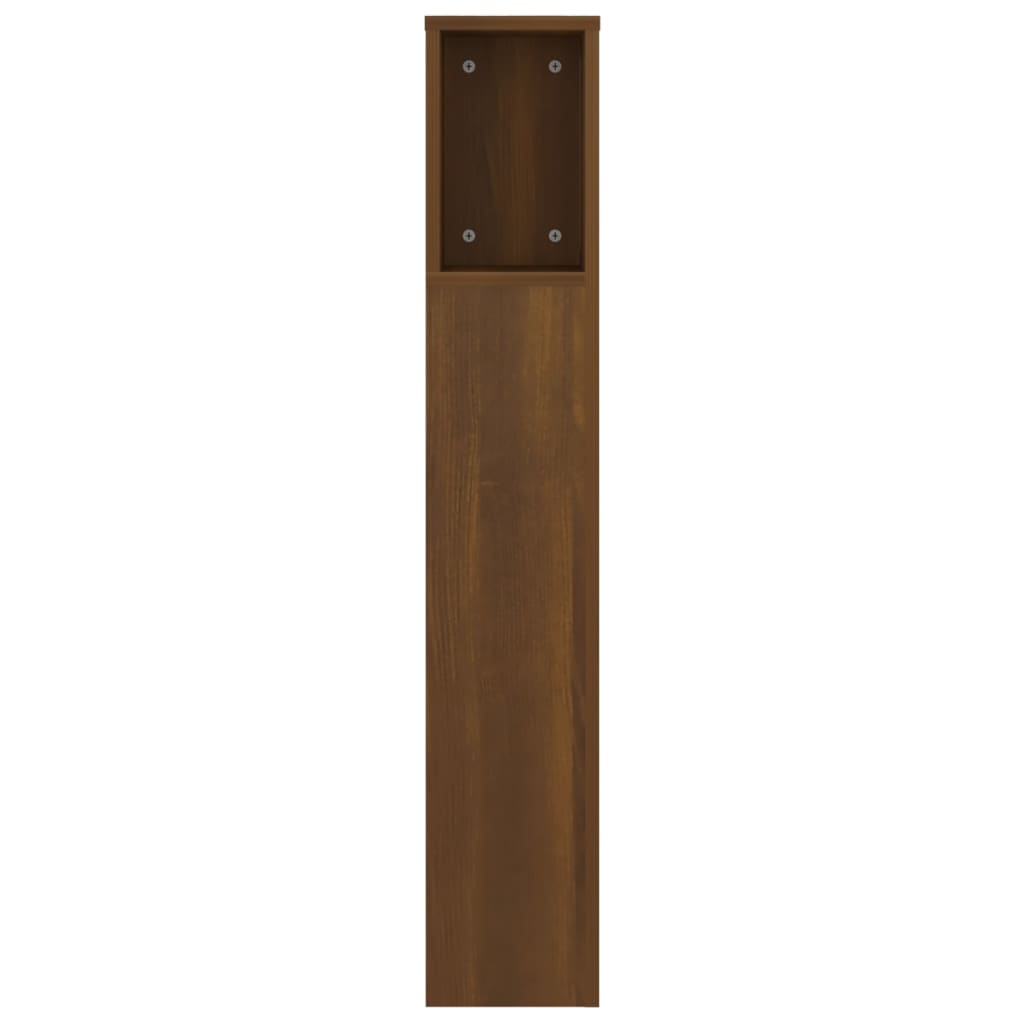 vidaXL Galvūgalis-spintelė, rudos ąžuolo spalvos, 140x18,5x104,5cm