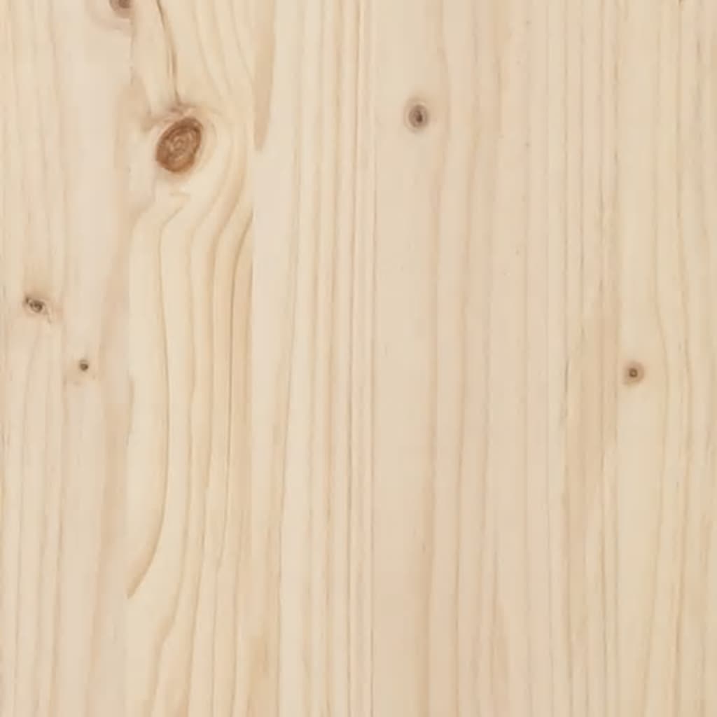 vidaXL Lovos rėmas, 90x200cm, medienos masyvas