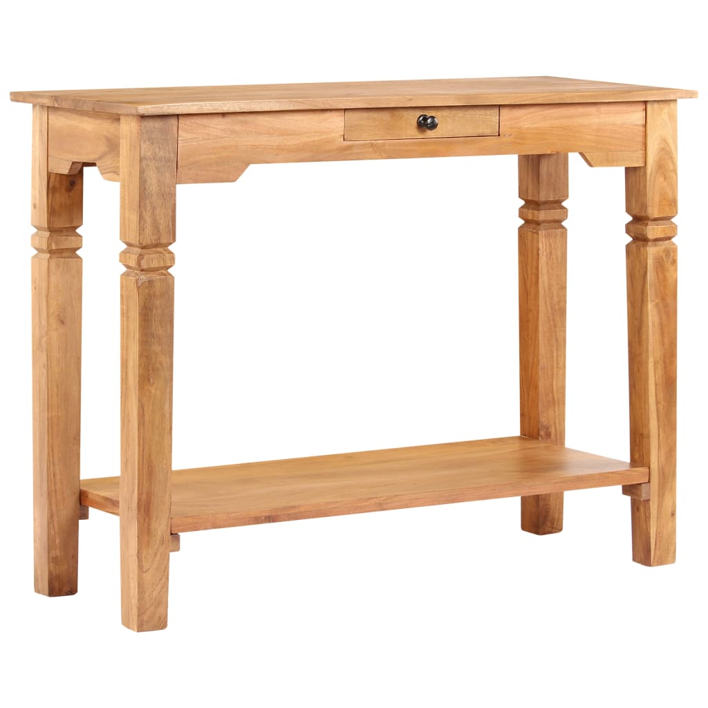 vidaXL Konsolinis staliukas, 100x40x76 cm, akacijos medienos masyvas
