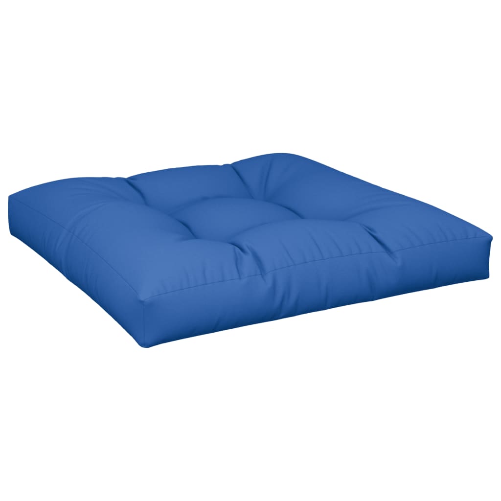 vidaXL Paletės pagalvėlė, karališka mėlyna, 80x80x12cm, audinys