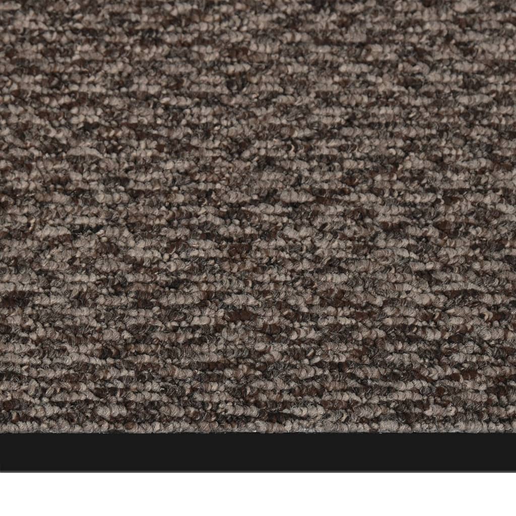 vidaXL Durų kilimėlis, smėlio spalvos, 80x120cm