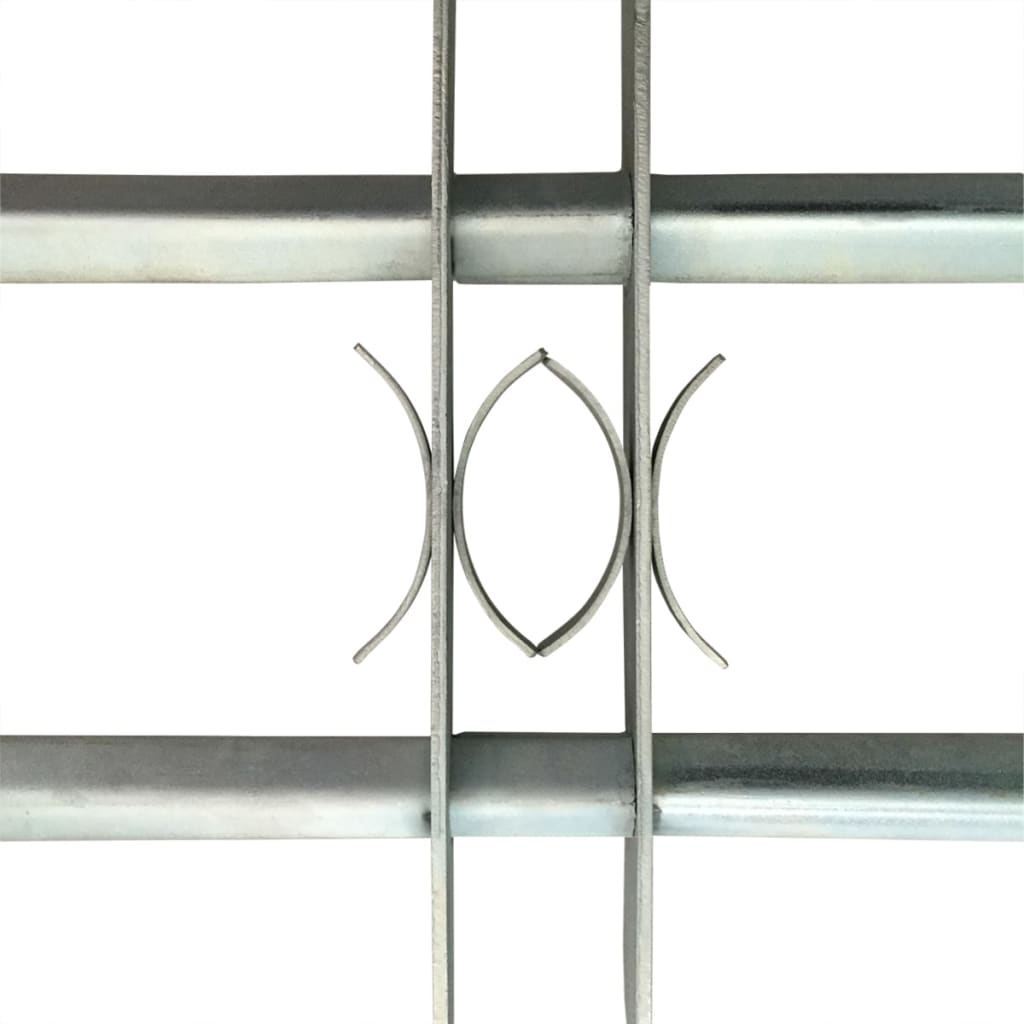 vidaXL Reguliuojamos apsauginės grotelės langams, 2vnt., 700-1050mm