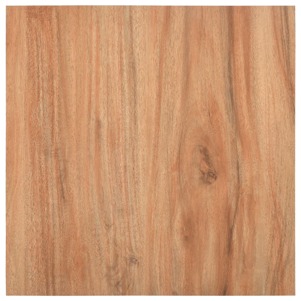 vidaXL Grindų plokštės, šviesi medienos, 5,11m², PVC, prilipdomos