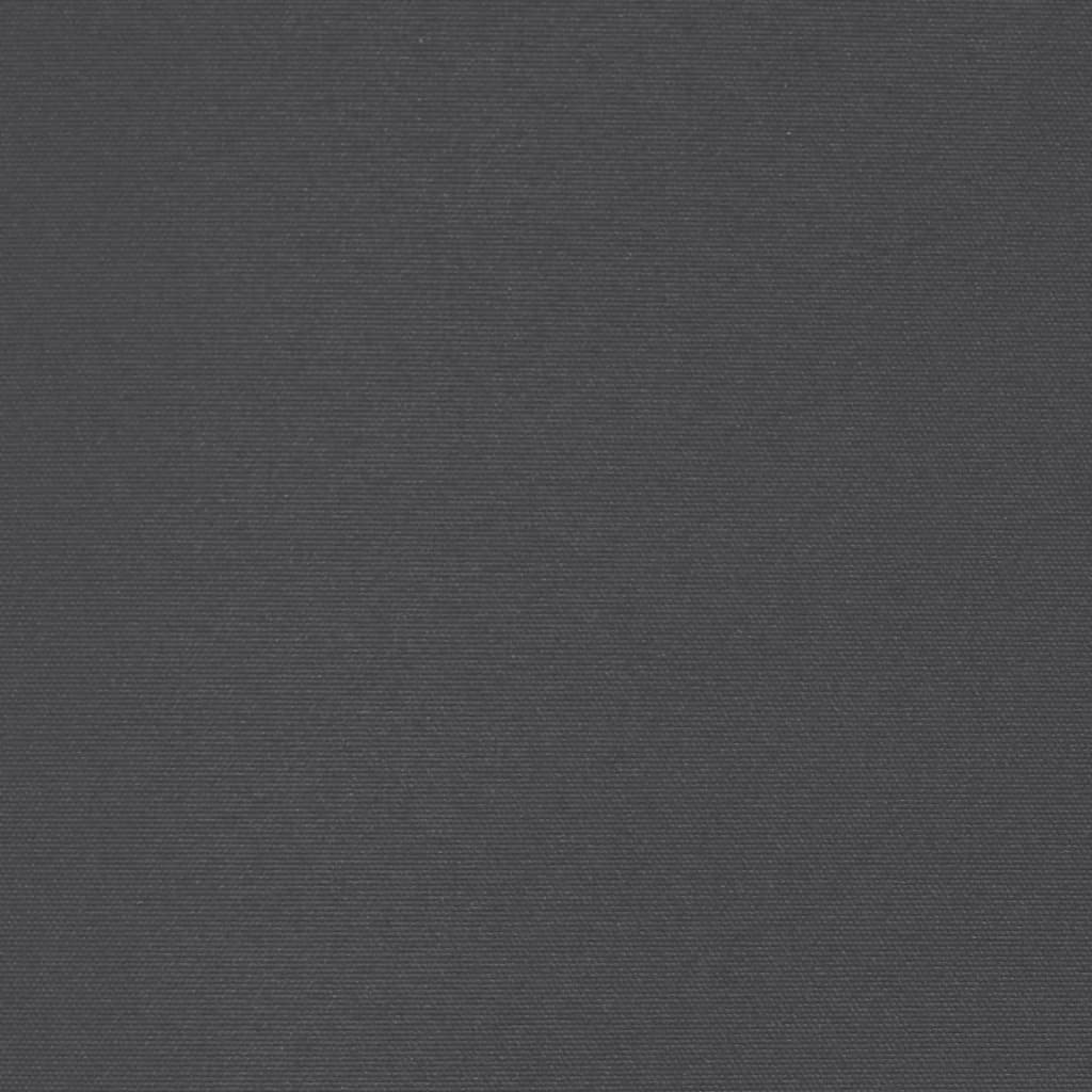 vidaXL Šoninė balkono markizė, juoda, 165x250 cm