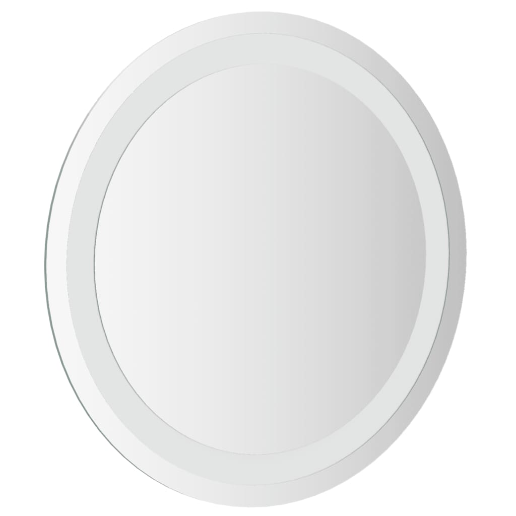 vidaXL Vonios kambario veidrodis su LED, 40cm, apskritas