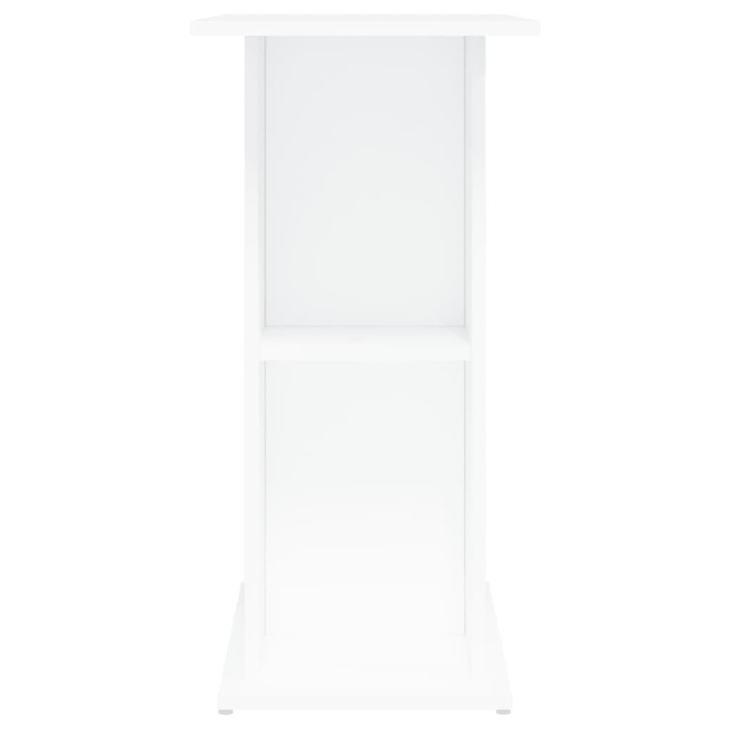 vidaXL Akvariumo stovas, baltas, 75x36x72,5cm, apdirbta mediena