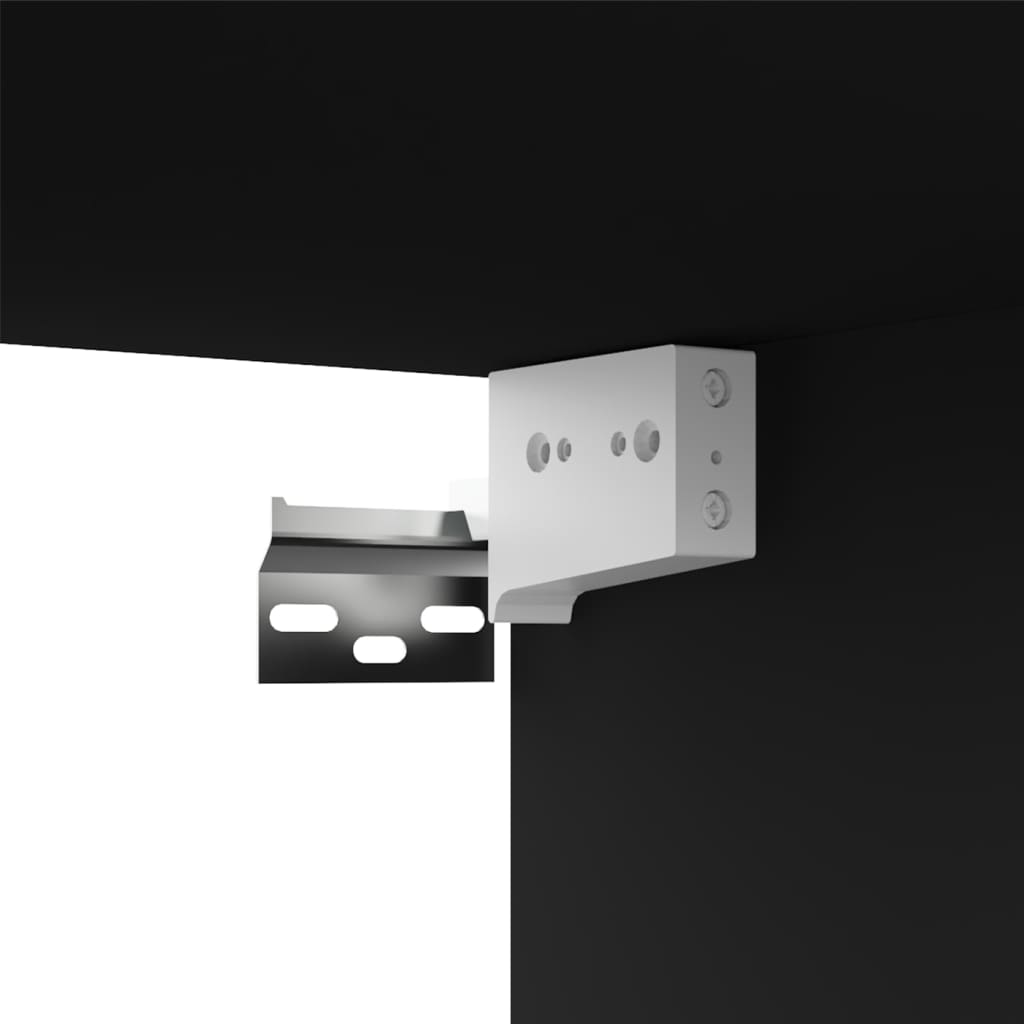 vidaXL Televizoriaus spintelė, juodos spalvos, 80x30x30cm, MDP
