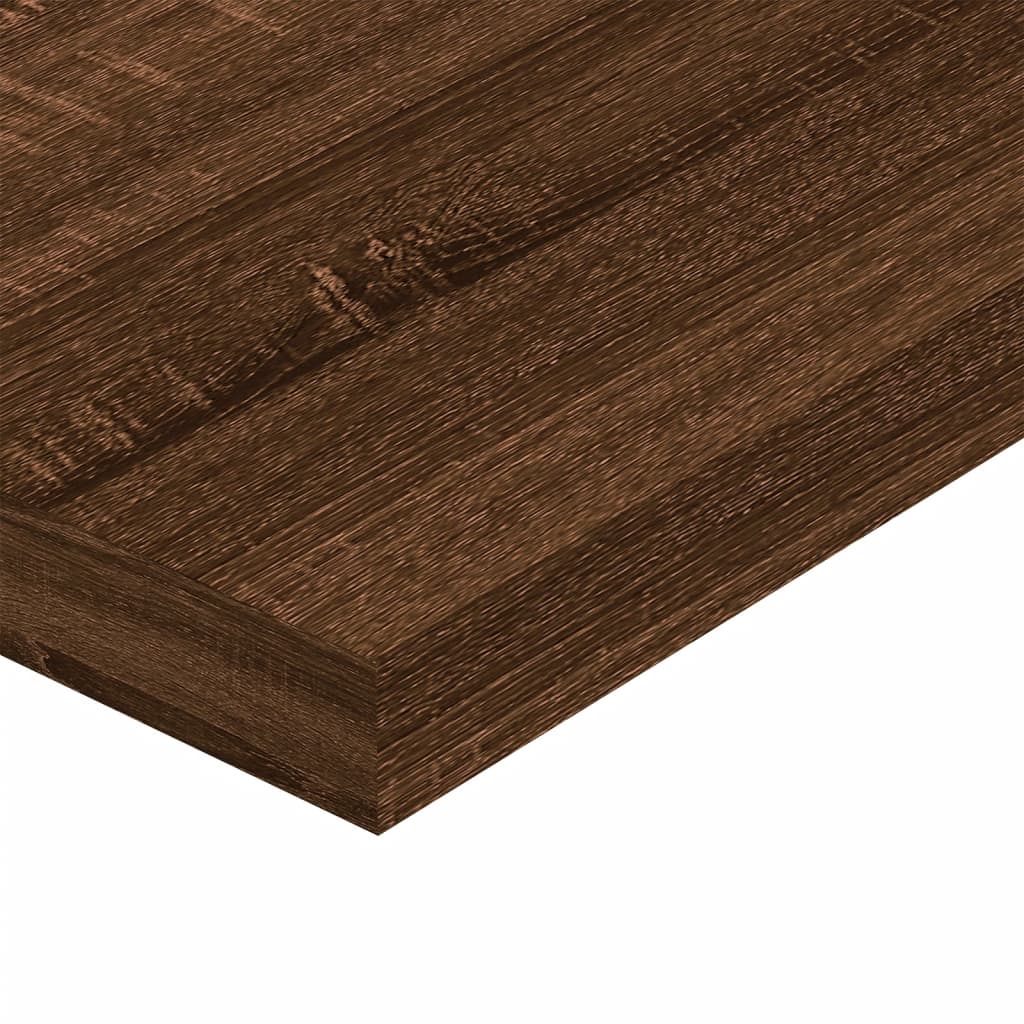 vidaXL Sieninės lentynos, 4vnt., rudos ąžuolo, 60x10x1,5cm, mediena