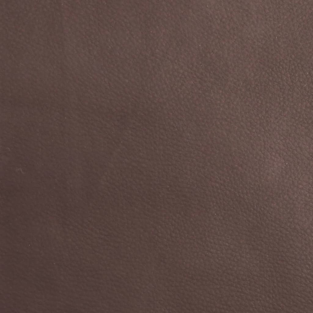 vidaXL Suoliukas, rudos spalvos, 107x80x81cm, dirbtinė oda