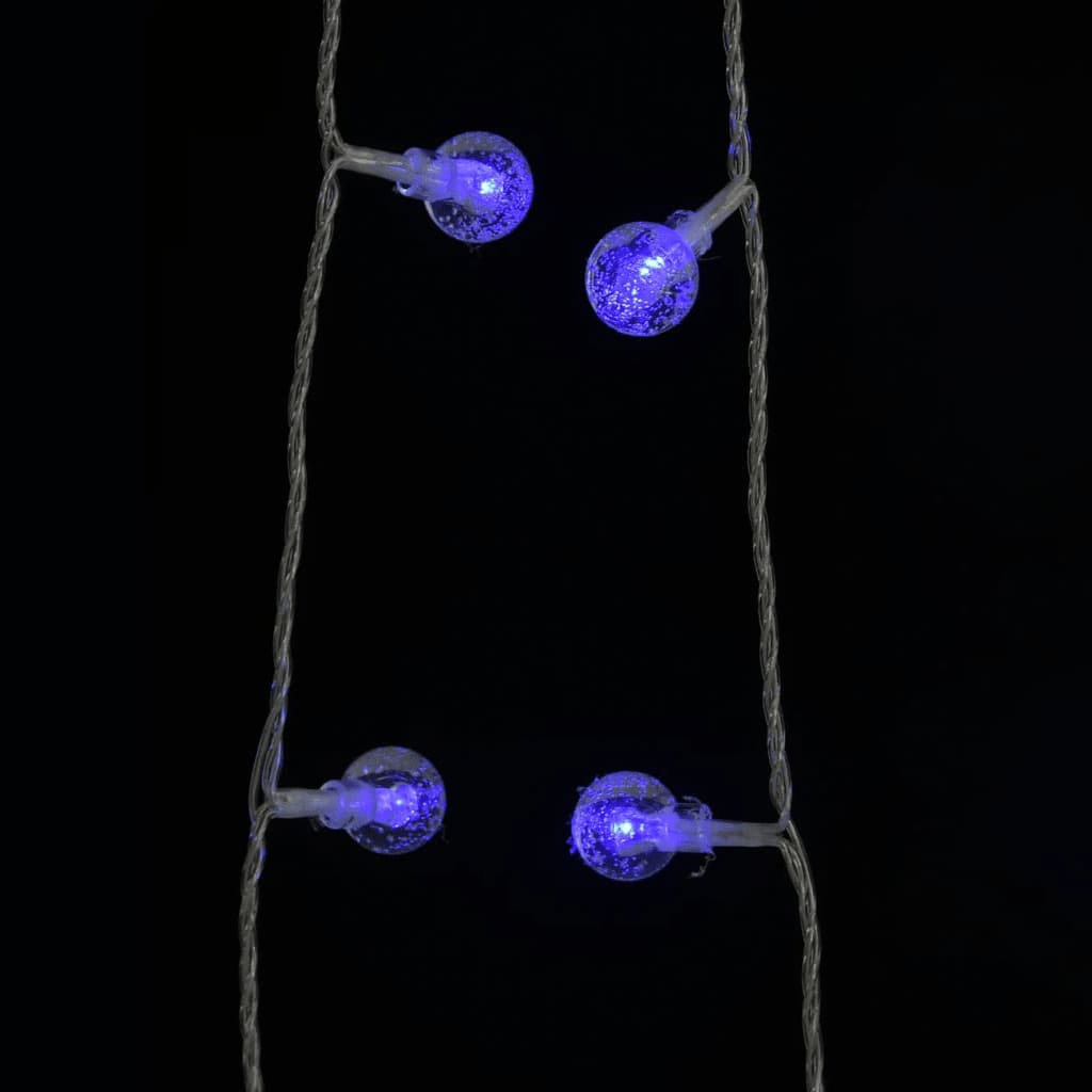 vidaXL Rutuliukų girlianda, 40m, 400 mėlynų LED, 8 funkcijos