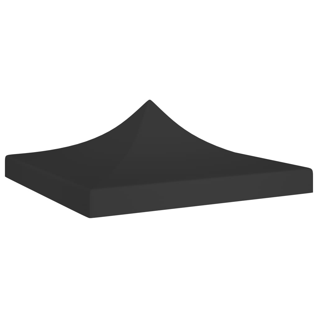vidaXL Proginės palapinės stogas, juodos spalvos, 3x3m, 270 g/m²