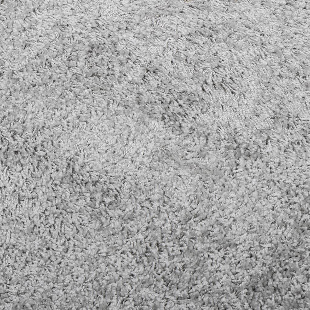 vidaXL Shaggy kilimas PAMPLONA, pilkas, 60x110cm, aukšti šereliai
