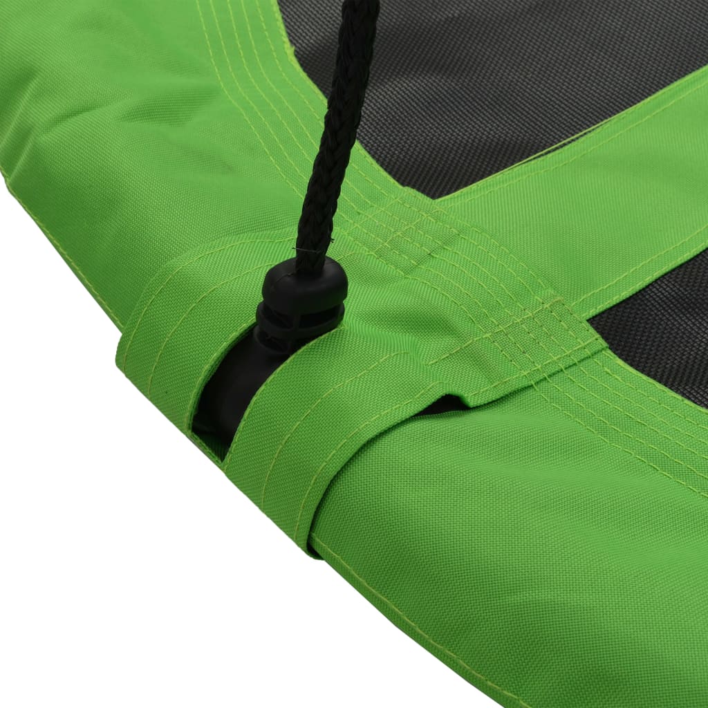 vidaXL Sūpynės, žalios spalvos, 110 cm, 100 kg