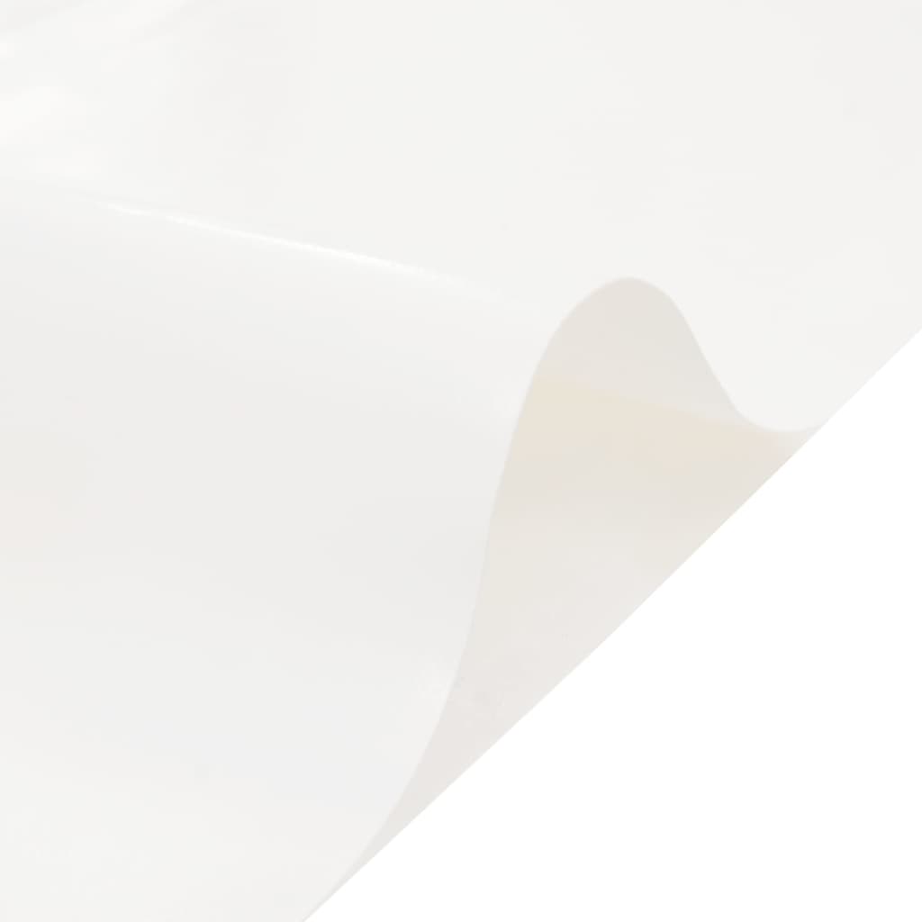 vidaXL Tentas, baltos spalvos, 4x8m, 650g/m²