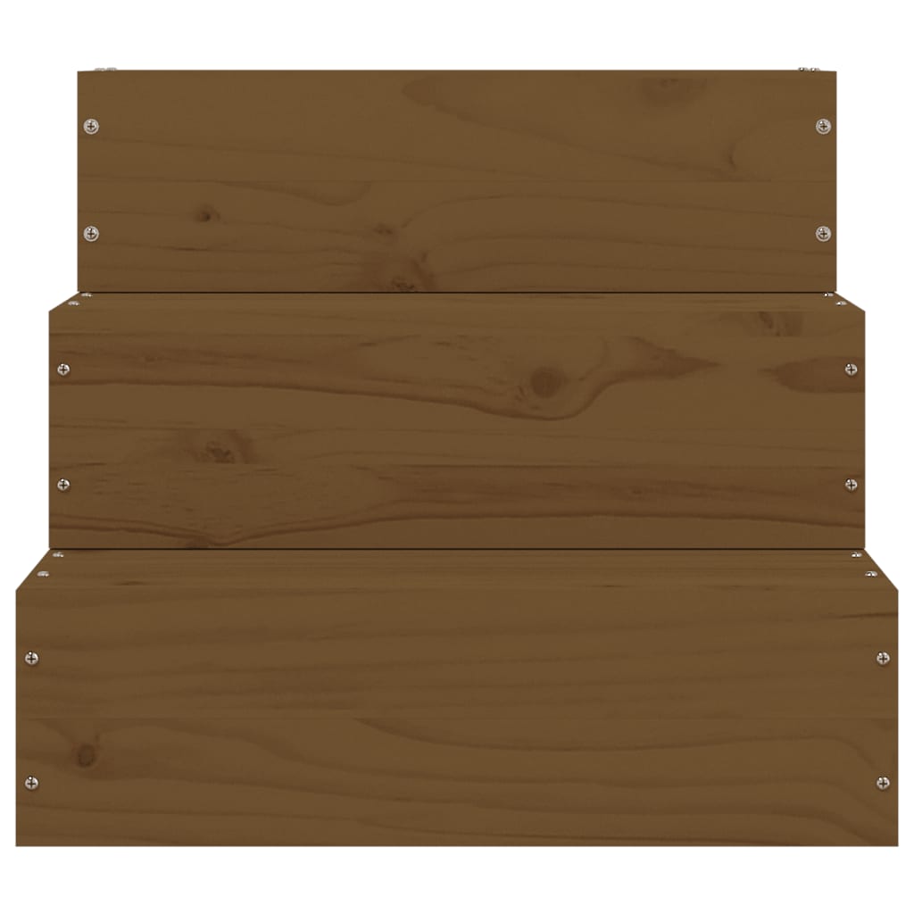 vidaXL Laipteliai augintiniams, medaus rudi, 40x37,5x35cm, pušis