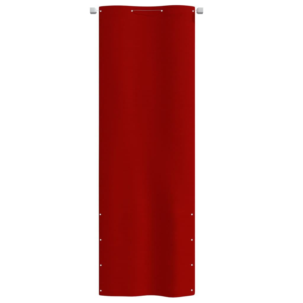 vidaXL Balkono pertvara, raudonos spalvos, 80x240cm, oksfordo audinys