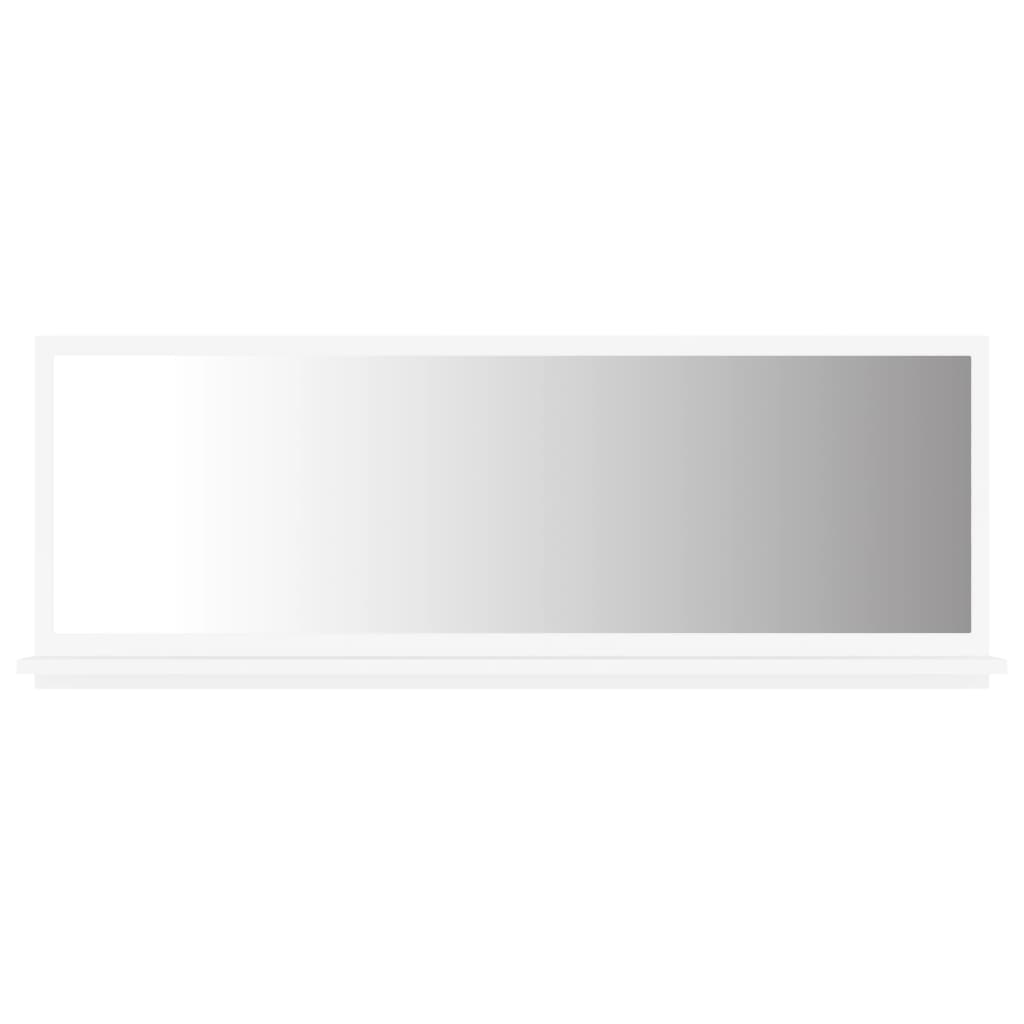 vidaXL Vonios kambario veidrodis, baltos spalvos, 100x10,5x37cm, MDP