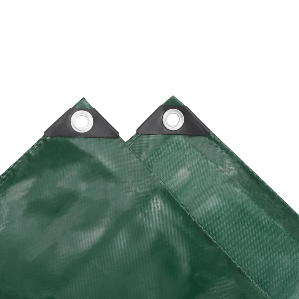 vidaXL Tentas, žalios spalvos, 650g/m², 6x8m