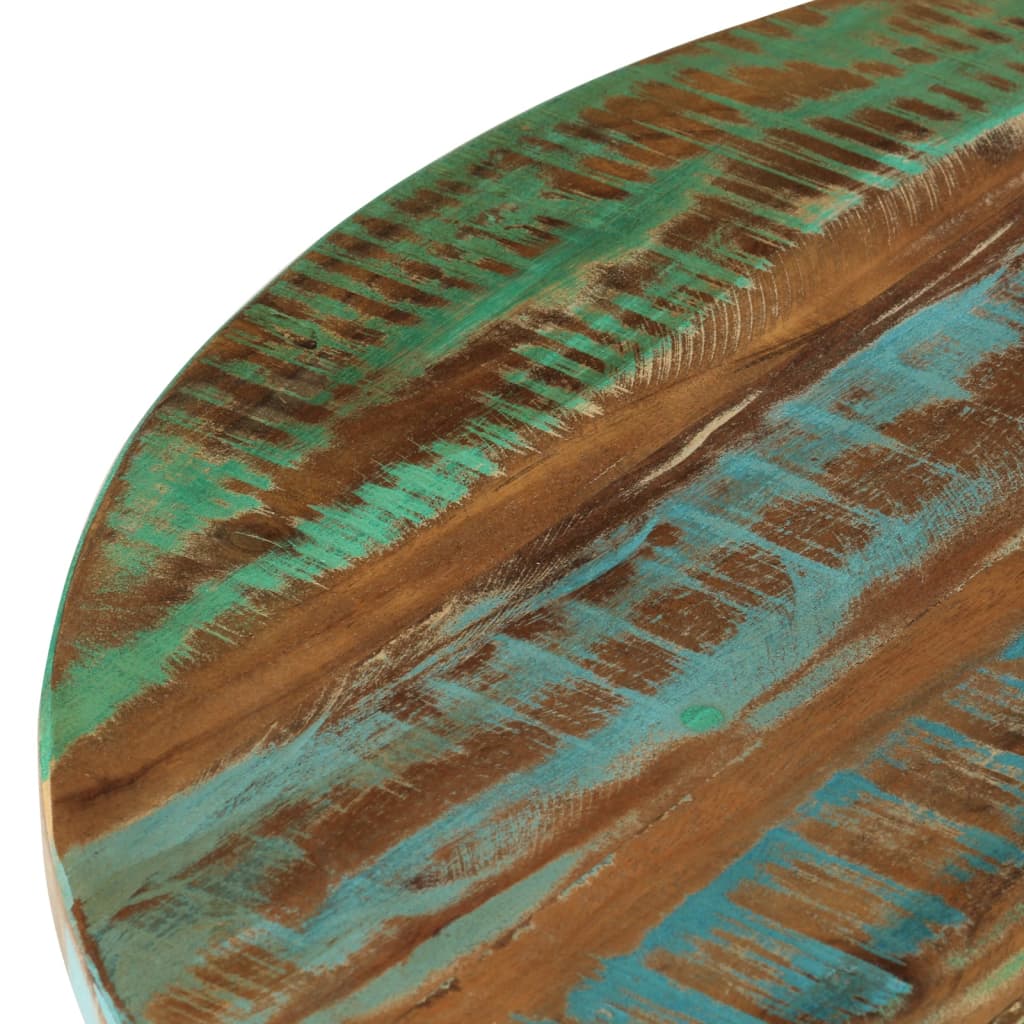 vidaXL Kavos staliukas, perdirbtos medienos masyvas, 65x32cm