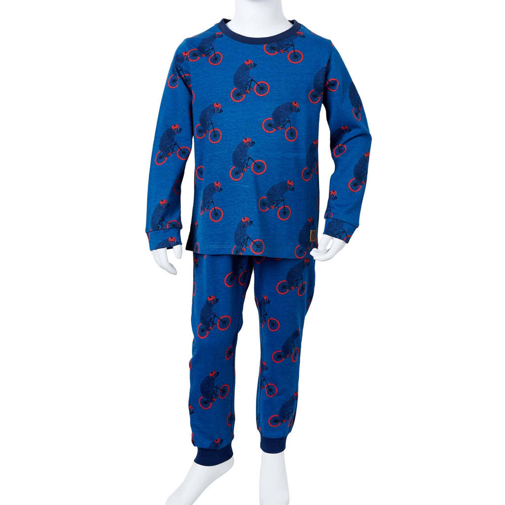 Vaikiška pižama ilgomis rankovėmis, benzino spalvos, 92 dydžio